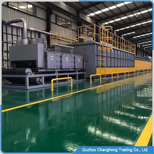 aluminum brazing oven of Natural gas Continuous tunnel type