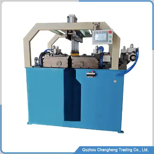 Radiator clinching machine of cars and trucks