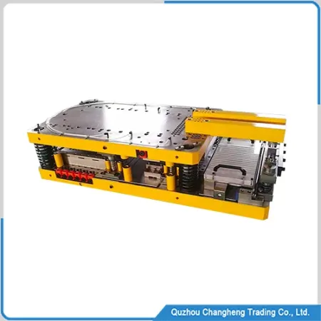 Condenser fin mold and Progressive die