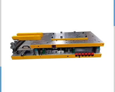 Fin punching die for shell and tube heat exchanger