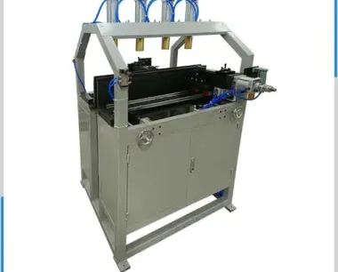 Semi-automatic radiator tank clinch machine