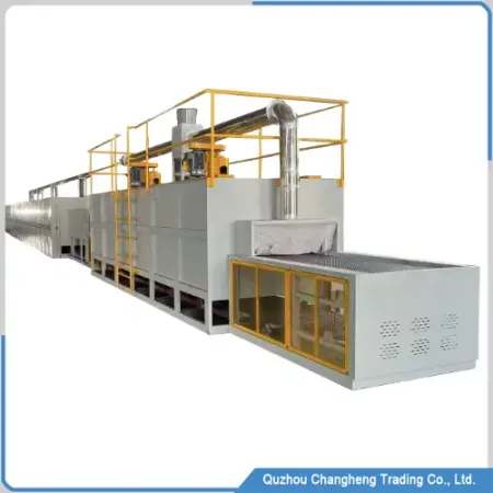 Continuous brazing furnace for aluminum radiators