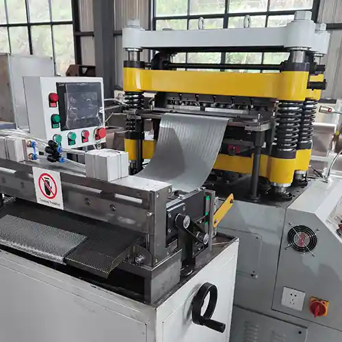 fin forming machine
