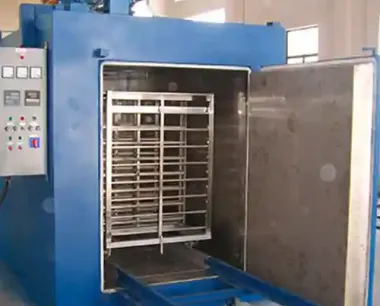 Miniugnsmaskin för lödning av aluminiumvärmeväxlare