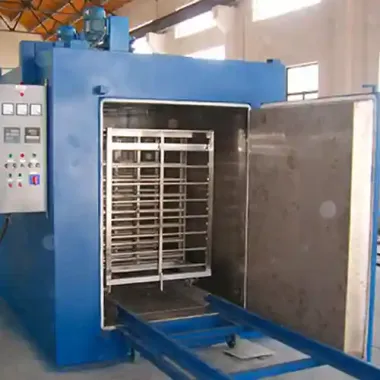 Mini furnace machine for brazing aluminum heat exchangers