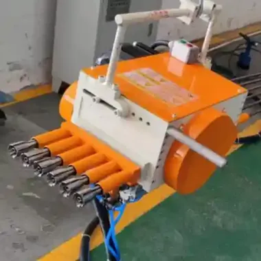 Tube expansion machine for heat exchanger