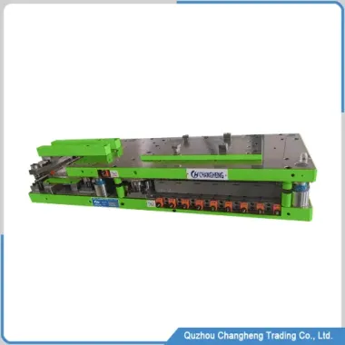 Fin press die for condenser aluminum foil and copper foil